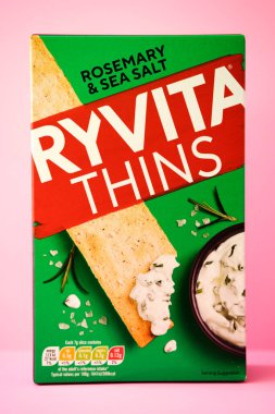 Londra İngiltere, 16 Mayıs 2025, Ryvita Kraker veya Bisküvi Paketi