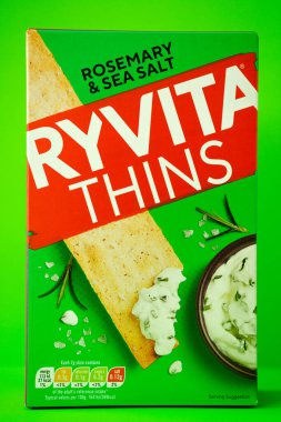 Londra İngiltere, 16 Mayıs 2025, Ryvita Kraker veya Bisküvi Paketi