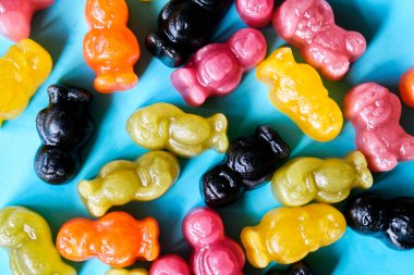 Londra İngiltere, 30 Mayıs 2025, Fruit Flavoured Soft Jelly Babies