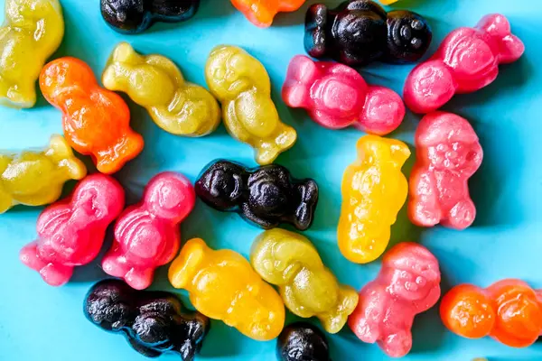 Londra İngiltere, 30 Mayıs 2025, Fruit Flavoured Soft Jelly Babies