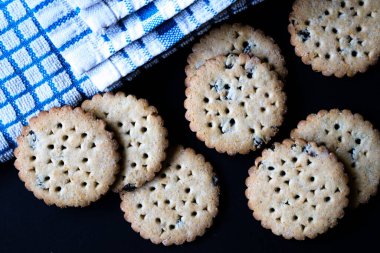 Londra İngiltere, Haziran 02 2025, Geleneksel İngiliz Favori Kıtır Meyveli Bisküviler