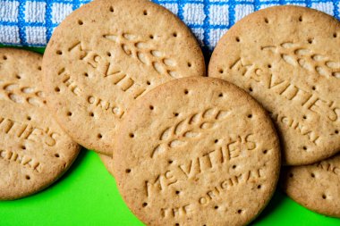 Londra İngiltere, Haziran 02 2025, İngiliz Favori McVities Sindirim Bisküvileri