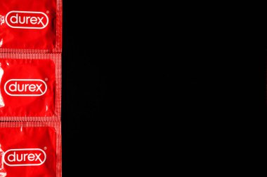 Londra İngiltere, 23 Haziran 2025, Durex Güvenli Seks Uygulaması Lastik Prezervatif