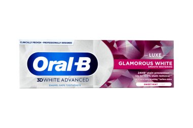 Londra İngiltere, 23 Haziran 2025, Oral B Kutulu Diş macunu Paketi