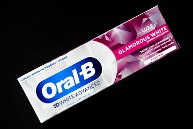 Londra İngiltere, 23 Haziran 2025, Oral B Kutulu Diş macunu Paketi
