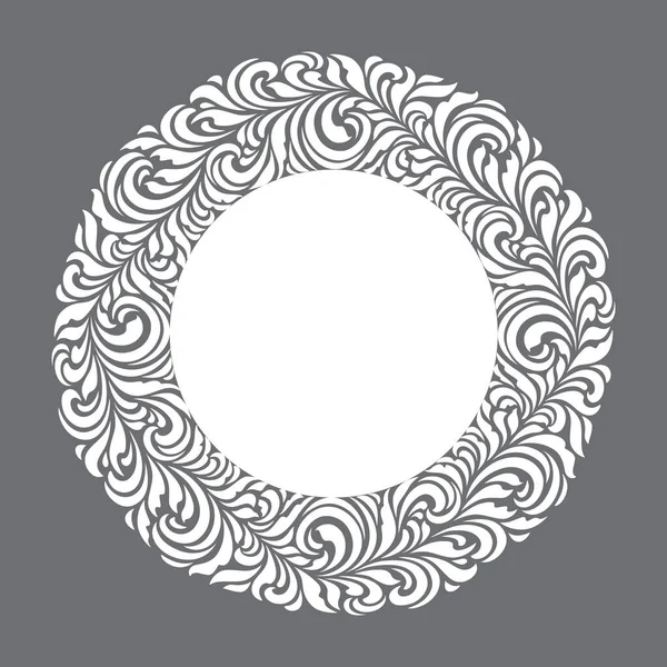 Modèle Conception Cadre Pour Cadre Floral — Image vectorielle