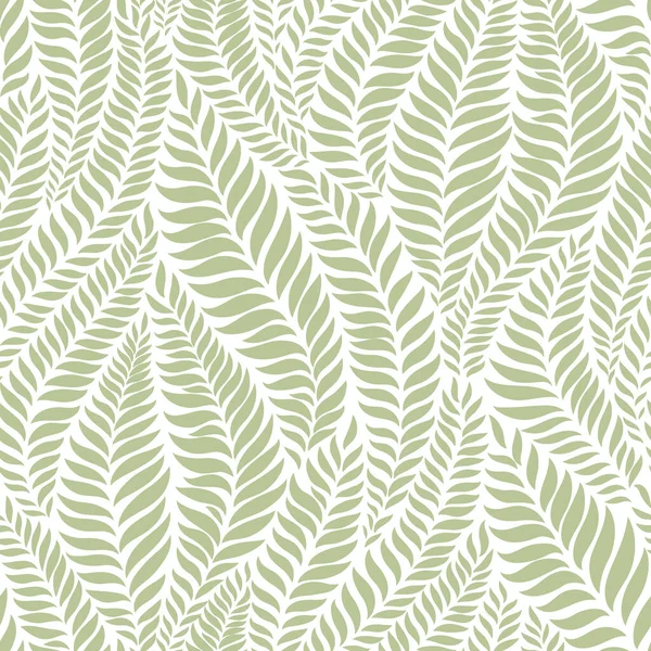 Bezešvé Abstraktní Bílé Zelené Květinové Pozadí Royalty Free Stock Ilustrace