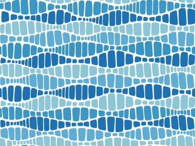 Kusursuz soyut mavi ve beyaz arkaplan. El çizimi vektörsüz desen