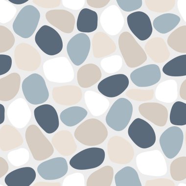 Yuvarlak şekiller ile soyut seamless modeli