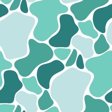 Dalgalı organik şekilli, soyut, pürüzsüz bir desen.