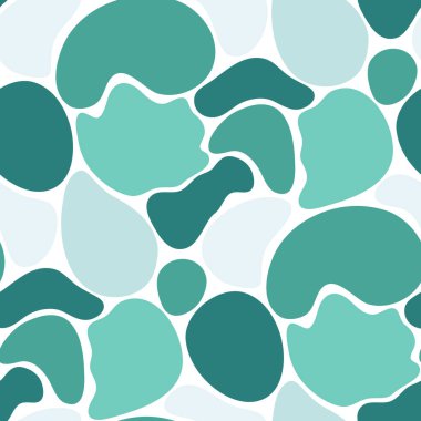 Dalgalı organik şekilli, soyut, pürüzsüz bir desen.