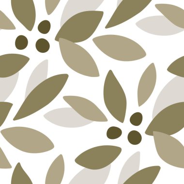 Soyut, dikişsiz çiçek deseni