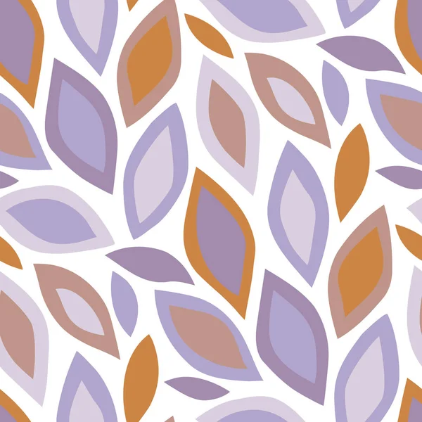 抽象的なシームレスな花のベクトル パターン — ストックベクタ