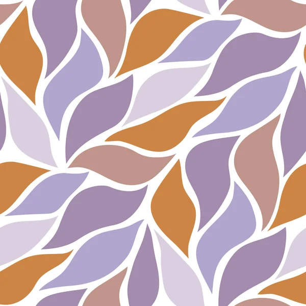 Abstracte Naadloze Floral Vector Patroon — Stockvector