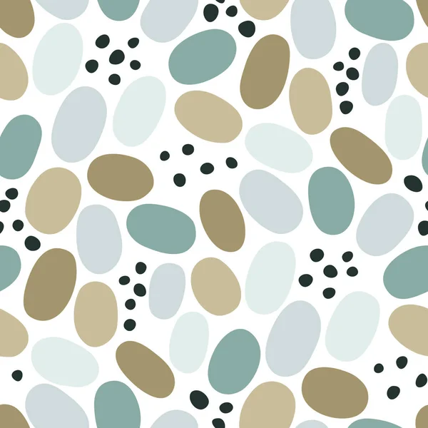 Abstract Seamless Pattern Spots — Vettoriale Stock