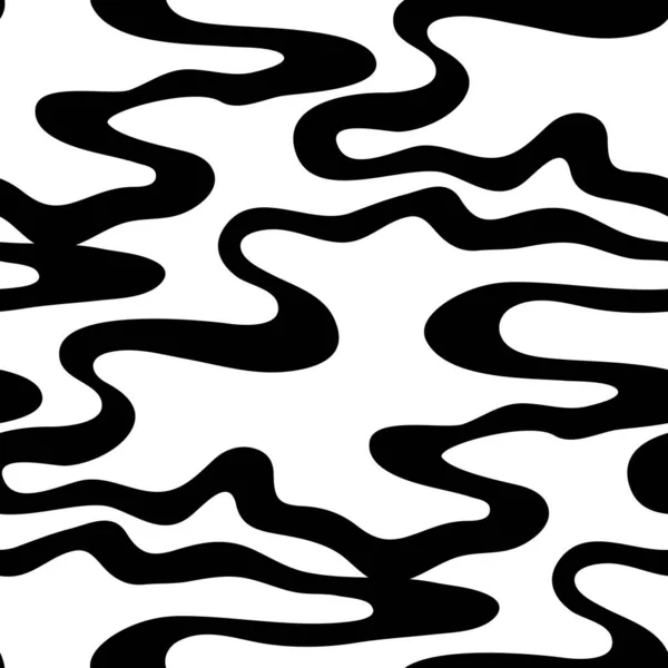 抽象的な黒と白のシームレスなベクトルパターン ベクターグラフィックス