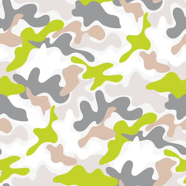 Camouflage Nahtlose Muster Mit Abstrakten Organischen Formen lizenzfreie Stockillustrationen