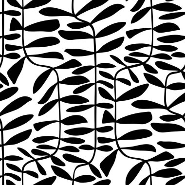 siyah ve beyaz çiçek desenleri