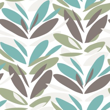 Soyut çiçek desenleri.