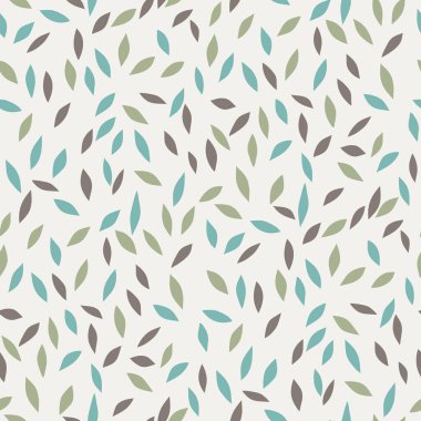 Küçük yapraklı, soyut, pürüzsüz desen.