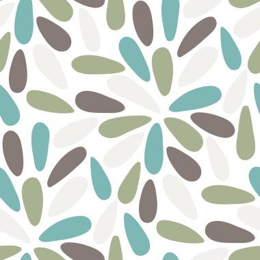 Soyut çiçek desenleri.