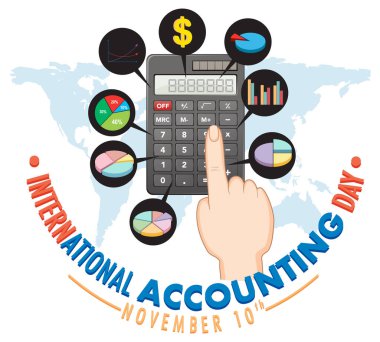 International Accounting Day Poster Design illustration