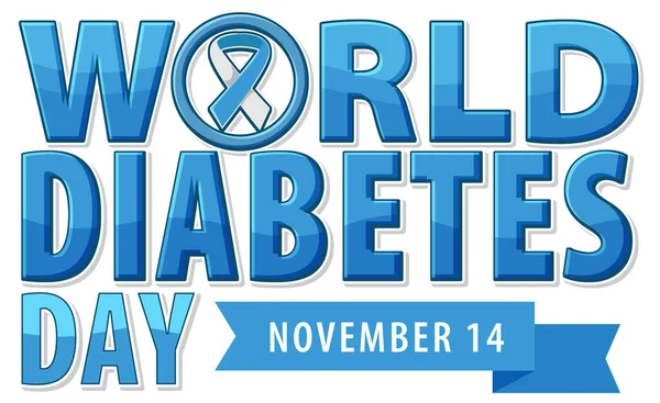 stock vector World Diabetes Day Poster Design illustration