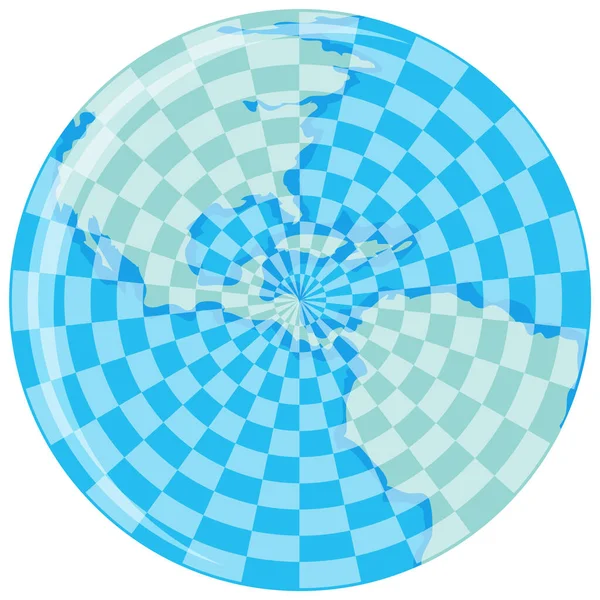 Fraser Spiral Illusion Vector Illustration — Stockový vektor