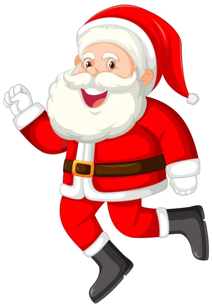 stock vector Santa Claus isolated cartoon character illustration