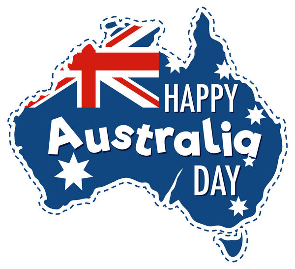 Иллюстрация к баннеру с Днем Австралии