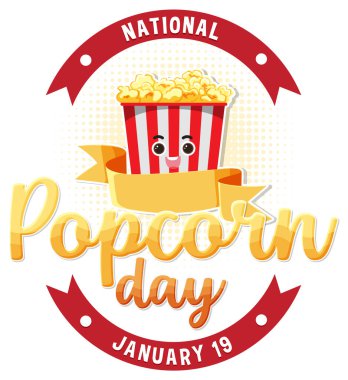 Ulusal Patlamış Mısır Bayrak Tasarımı Çizimi