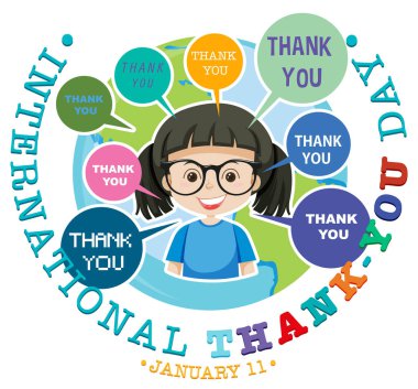 Uluslararası teşekkür günü resimleme