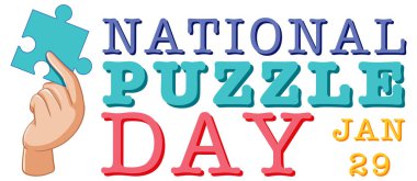 Ulusal Bulmaca Günü Afişi