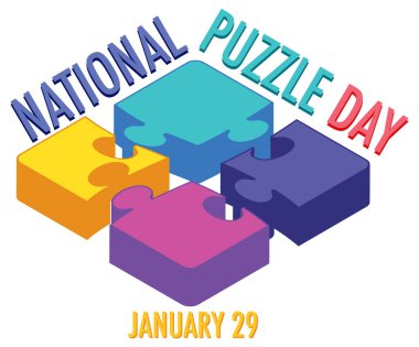 Ulusal Bulmaca Günü Afişi