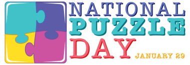 Ulusal Bulmaca Günü Afişi