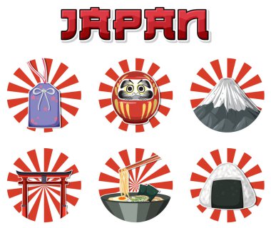 Japon element ulusu geleneği gösterimi