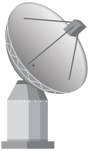 Ilustração Radar Meteorológico Doppler — Vetor de Stock