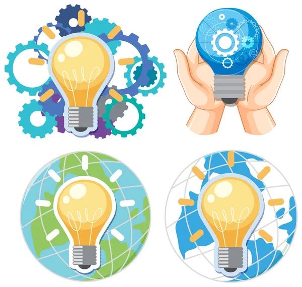 Icône Innovation Créativité Illustration Logo — Image vectorielle
