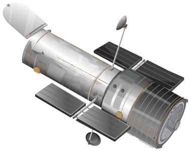 Hubble Uzay Teleskobu illüstrasyonu