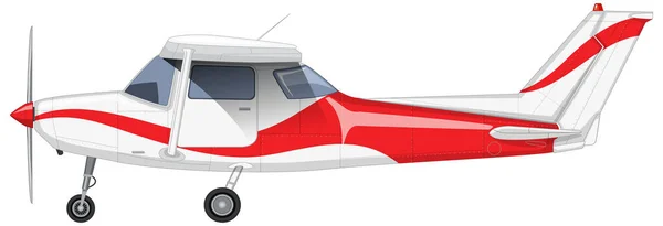 Single Engine Light Aircraft Векторні Ілюстрації — стоковий вектор