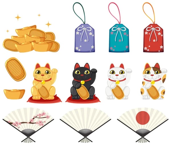 Element Symbol Japońskiej Kultury Ilustracji — Wektor stockowy
