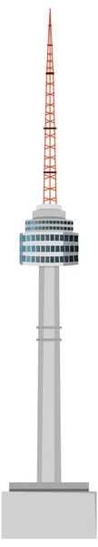 Soul Tower Nebo Namsan Tower Vector Illustration — Stockový vektor