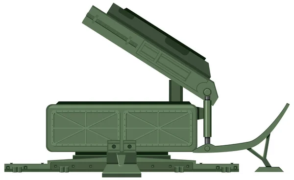 Illustration Zum Abschuss Militärischer Raketen — Stockvektor