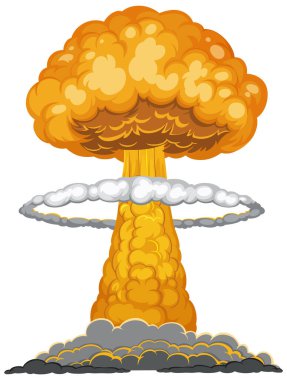 Atom bombası mantar bulutu çizimi