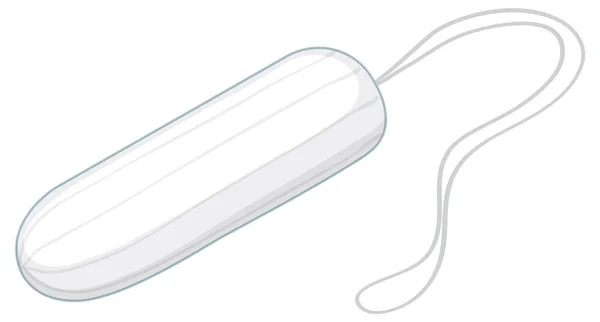 Die Tampon Essential Women Hygiene Produktillustration — Stockvektor