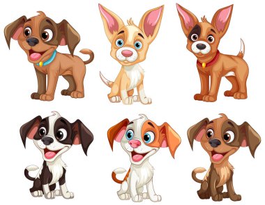 Çok Şirin Köpek Koleksiyonu illüstrasyonu