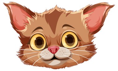 Şirin kedi çizgi film karakteri çizimi