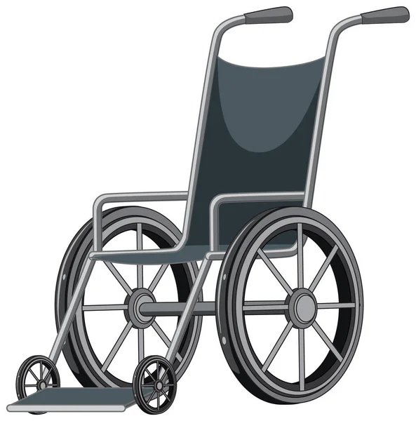Wheelchair White Background Illustration — Stock Vector