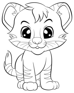 Şirin Kaplan illüstrasyonunun Renkli Sayfa Özeti