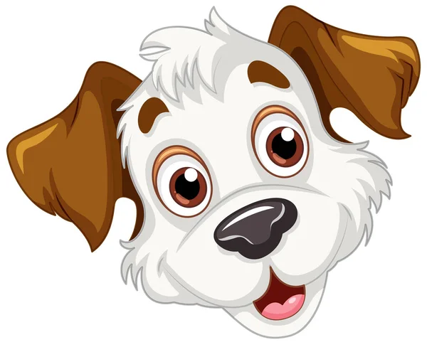 Leuke Hond Cartoon Karakter Illustratie — Stockvector